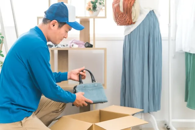 出張買取の様子